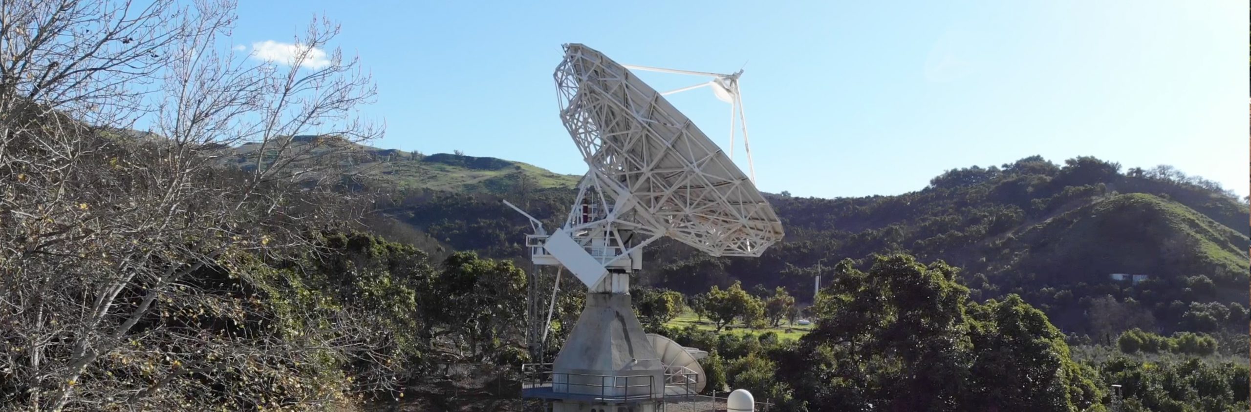 Goonhilly Comsat Santa Paula Teleport Large Satellite Dish